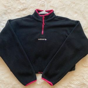 Adidas cropped fleece
